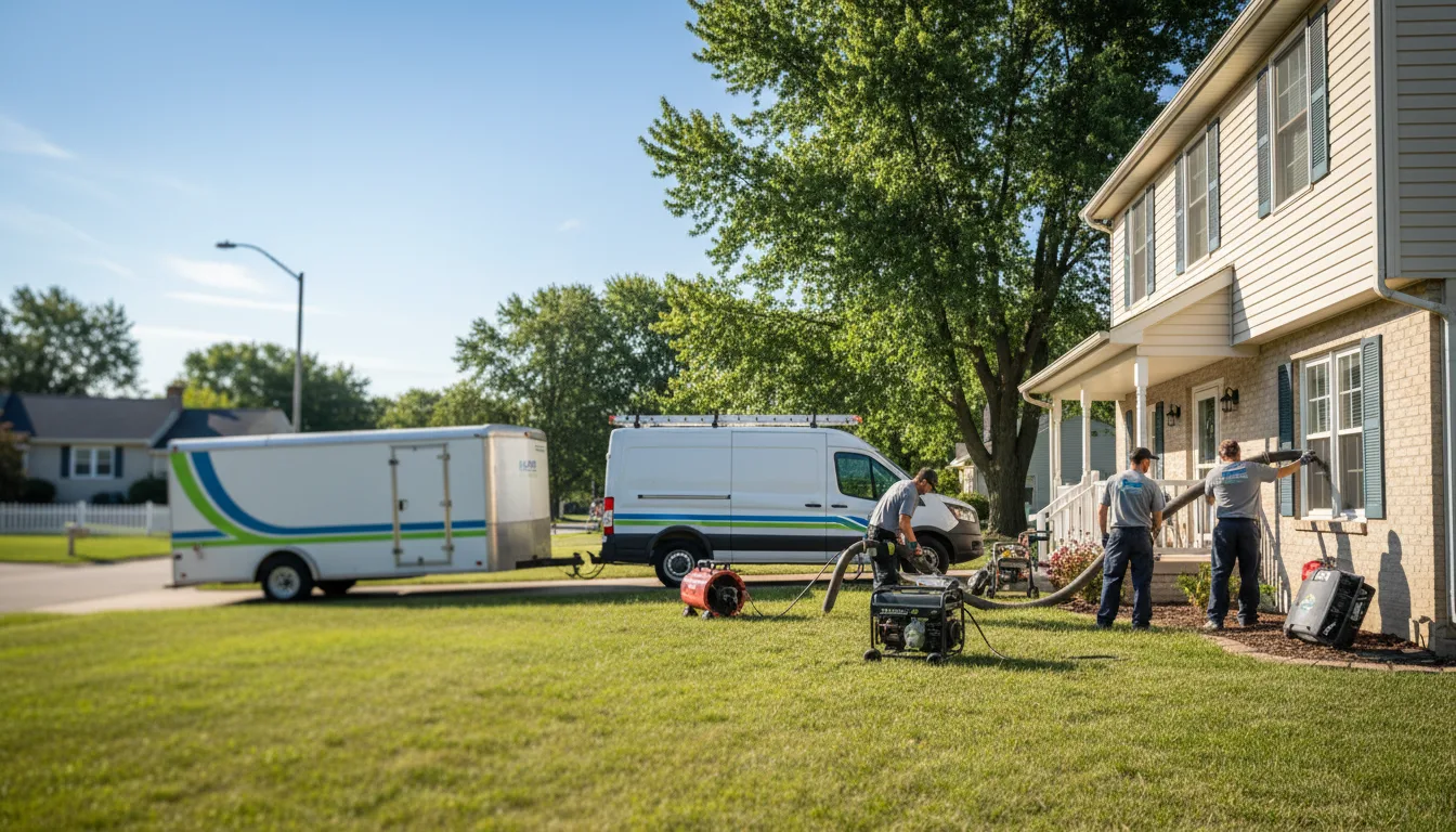 Flooded Basement Restoration And Cleanup With Repair in Norwalk, IA near me